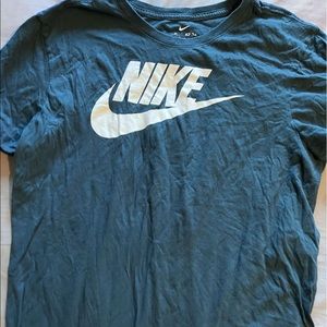 Teal Blue Short sleeve Nike shirt